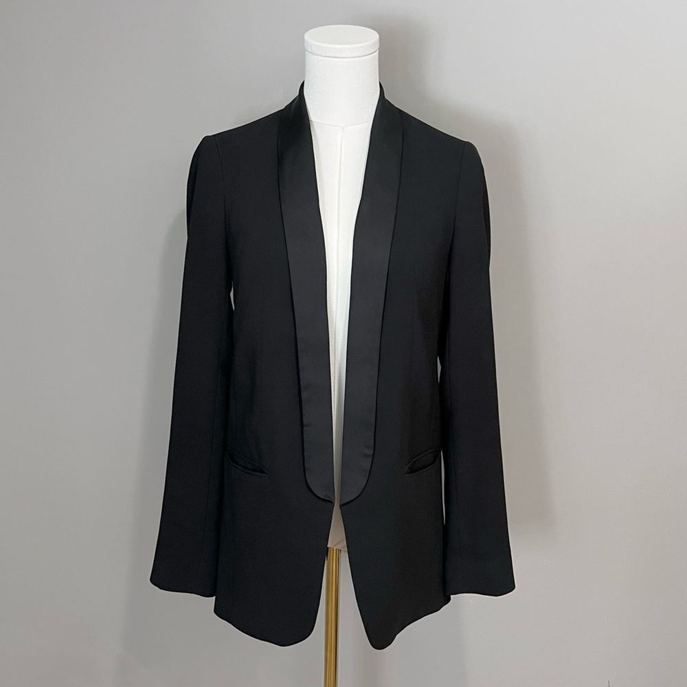 Express Tuxedo Boyfriend Blazer Size XS - Picture 2 of 11